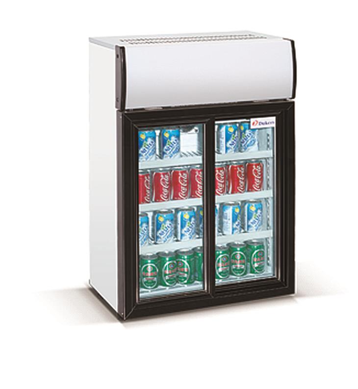 Sliding Door Mini Cooler For Beverage