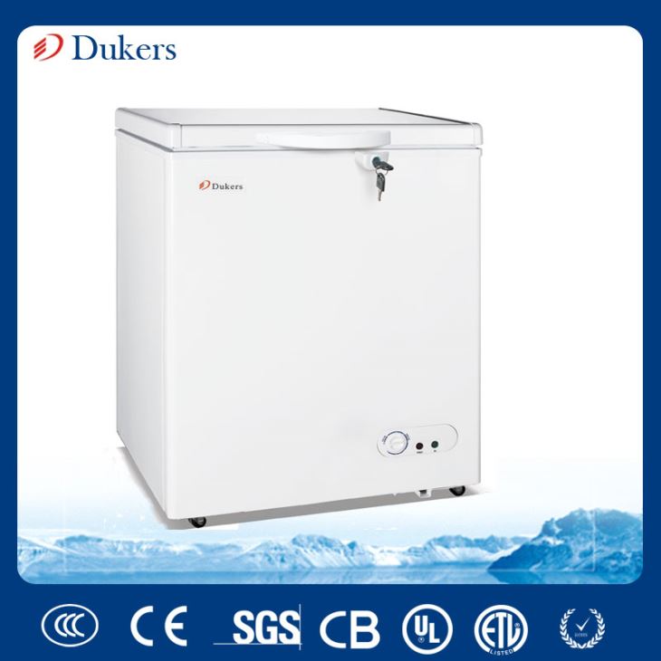 DUKERS 250L Single Solid Door Deep Freezer