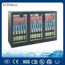 Dukers 3 Doors Beer Cooler With 330L Bar freezer
