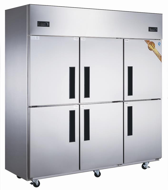 Dukers 2000L Cooler And Freezer Double Temperature Stainless Steel Commercial Refrigerator, Fan Cooling Q2.0F