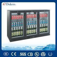 Dukers 3 Doors Beer Cooler With 330L Bar freezer