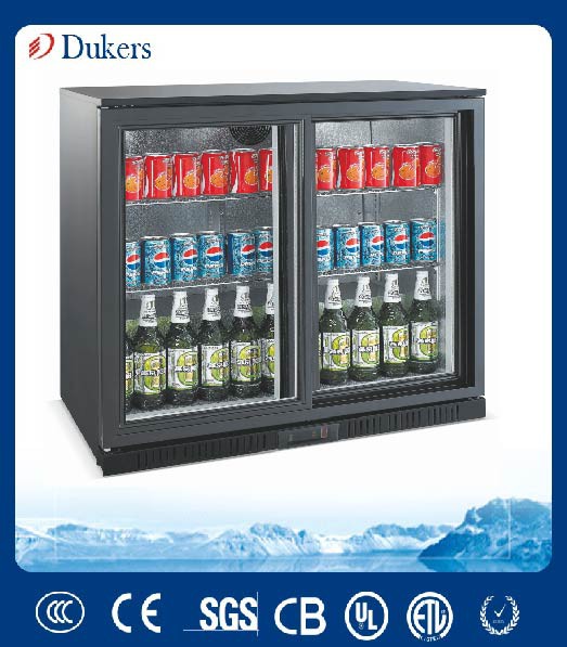 900mm Height Hinge Door Commercial Back Bar Cooler Display