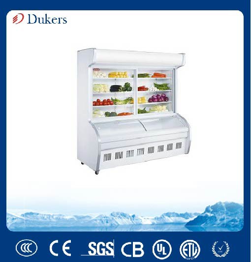 Dukers 1.4m Length Vegetable And Meats Restaurant Showcase Cooler