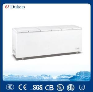 Big Supermarket Deep Freezer Double Top Open Foaming Door 1000 Liter BD/BG-1000