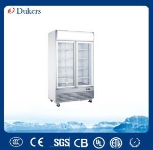 Dukers Commercial Upright Ice Cream Freezer