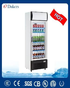 Single Aluminum Door Display Drinks Cooler  fridge 300 Liter for sale  _LG-300