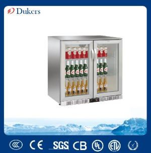 Dukers 208L Stainless Steel Back Bar Cooler, Display Cooler,Beer Cooler