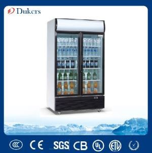 Dukers 2 Doors Fan Cooling  beverage coolers  Upright Showcase