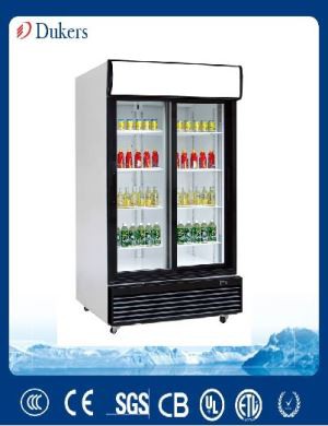 2 Doors Direct Cooling Upright Showcase