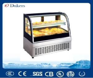 Cruve Glass Table Top Pastry Showcase