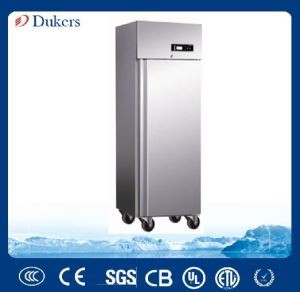 Dukers (Z0.6F) 600L Single Temperature Commerial Stainless Steel Freezers Fan Cooling Kitchen Equipment