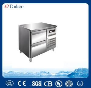 T10F 2 drawer AIR Cooling Countertop Freezer Kitchen Worktable Refrigerator -18~-10℃