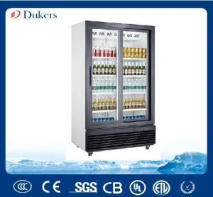 Dukers 2 Doors Sliding Doors Upright Showcase Without Canopy