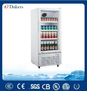 Dukers 1 Door Commercial Beverage Upright Showcase Without Canopy