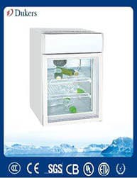 Dukers 50L Small Countertop Commercial Fridge Showcases