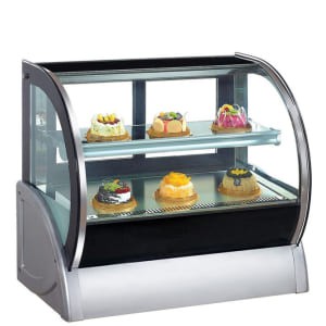 Dukers Countertop Curved Cake Cooler Refrigerated