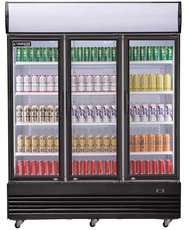 glass door display fridge