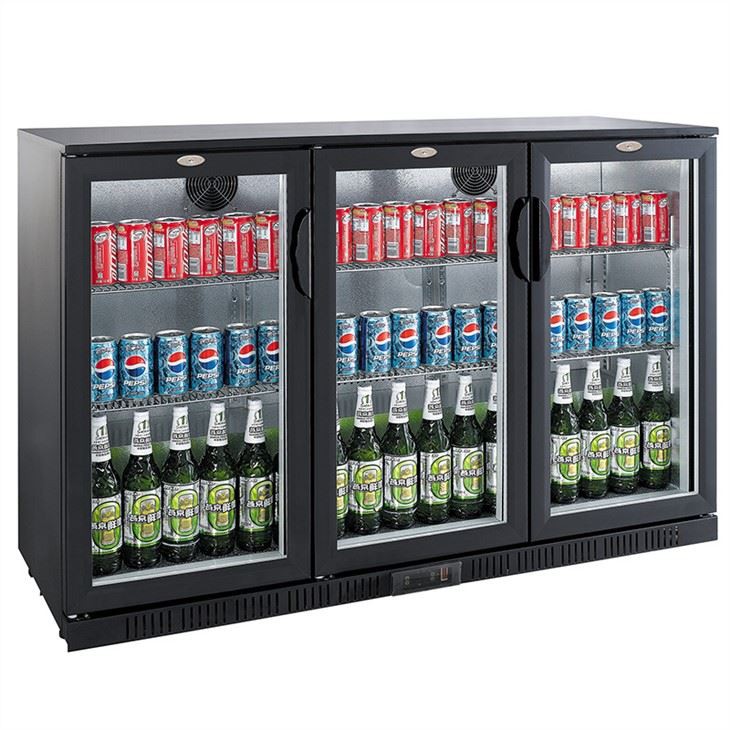 Glass Door Back Bar Refrigerator