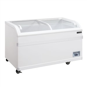 Commercial Glass Top Display Chest Freezer