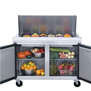 DUKERS Counter Top Salad Prep Fridge