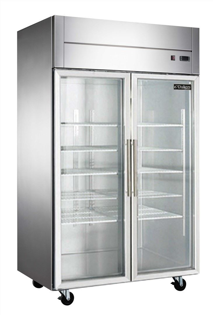 Special Designed Glass Door Upright Freezer For Lamb Kitchen Stainless Steel Refrigerator