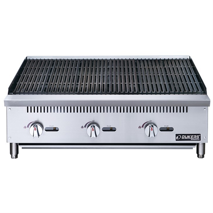 Dukers Commercial Gas Grill For Restaurant