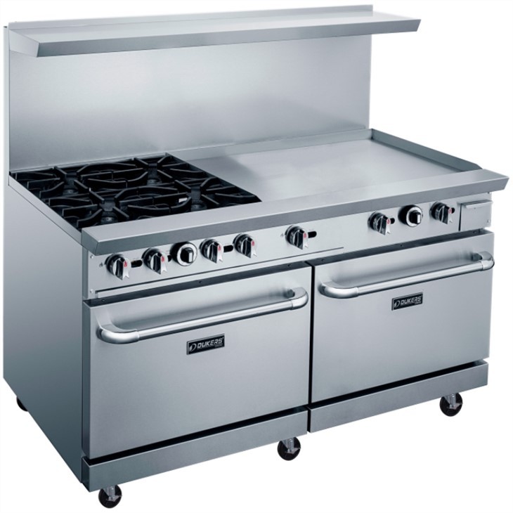 Dukers Double Oven Gas Cooker