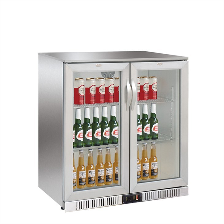 DUKERS Glass Door Beer Cooler