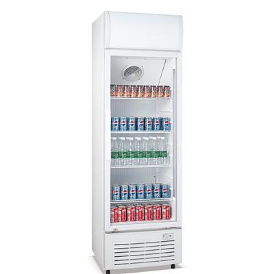 Dukers 1 Door ABS Plastic Inside Cabinet Drinks Cooler Showcase Without Light Box